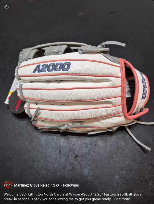 Fastpitch softball glove